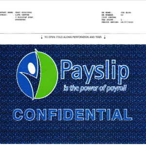 PA04 Pre printed Payslip Stationery
